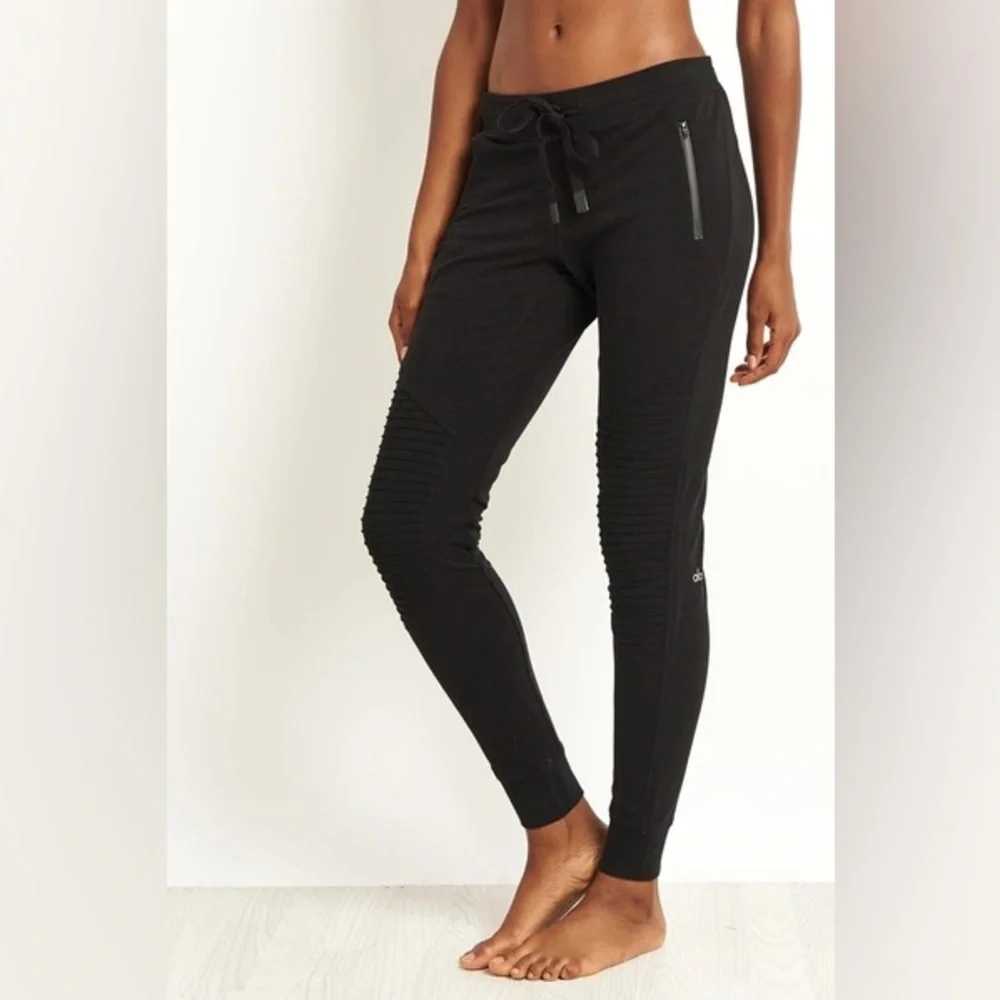 ALO Urban Moto Sweatpants Cuffed Joggers